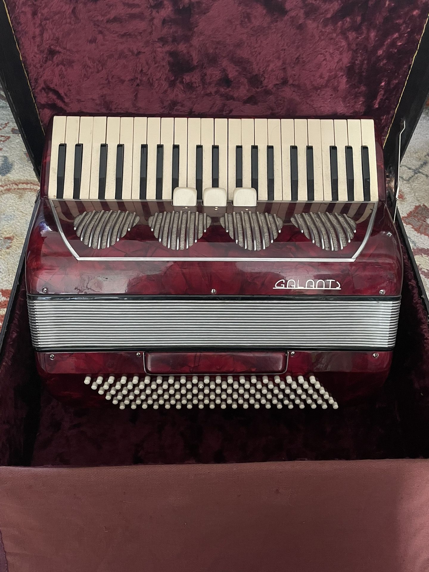 Vintage Red Accordion