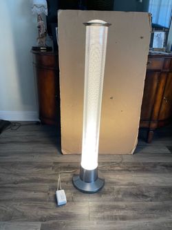 Buble Tube Floor Lamp Dimmable 46”1/2H Used Condition $80 Firm on Price