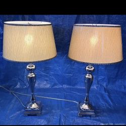 Pair Blingy Table Lamps