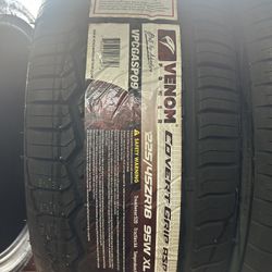 New 225/45R18 Venom Covert Grip $$110 Per Tire 