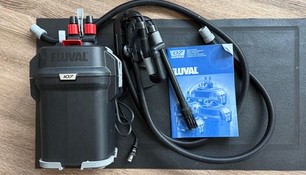 Complete 20 Gallon Aquarium Setup – Fluval 107, Hygger LED, Heater, Filter & Accessories