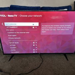 TCL 4k Roku 55inch Smart Tv