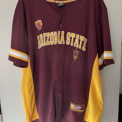 Vintage Rare Arizona State Sun Devils Baseball Jersey XL