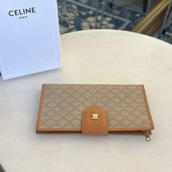 Authentic Celine  Long Wallet