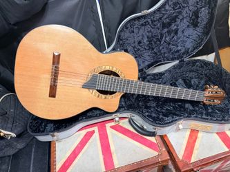Laviolette #58 Baritone Custom Made Acoustic Electric Guitar w Case