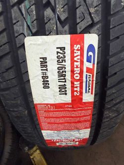 235/65R17 GT Radial Tire β Great Value, Dependable Performance