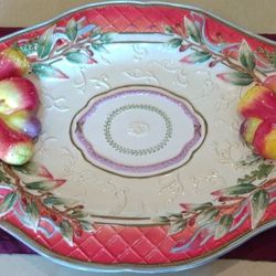Fitz And Floyd Holiday Serving Platter!