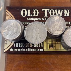 1921/22 Morgan’s And Peace Dollars 