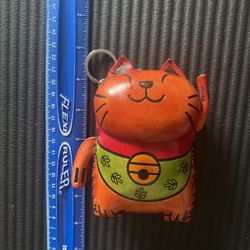 Leather coin purse