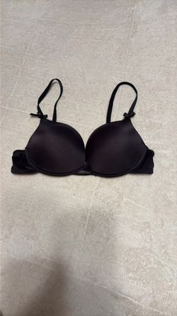 Black Push-Up Bra with Bow Detail