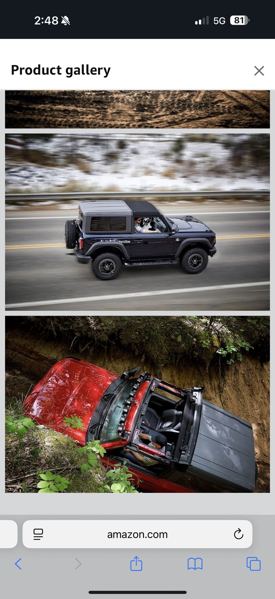 Sun rider Soft Top, Back Country Bull Guard