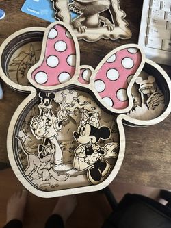 Hand Made Layered Disneyland Minnie Mouse