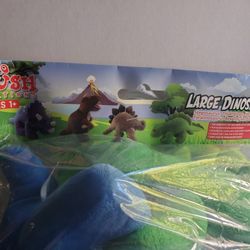 Large Dinosaur Plush set Of 4