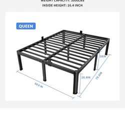 Queen bed Frame Like New 