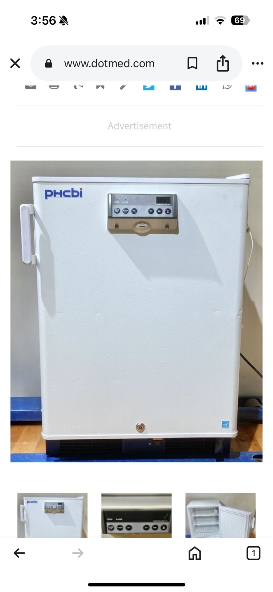 For Sale PHCBI SR-L6111W-PA Refrigerator