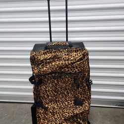 Victorias Secret PINK Leopard Luggage Bag