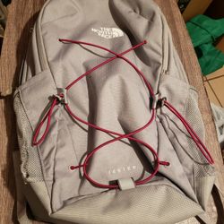 The North Face Jester Backpack Womens Gray Pink