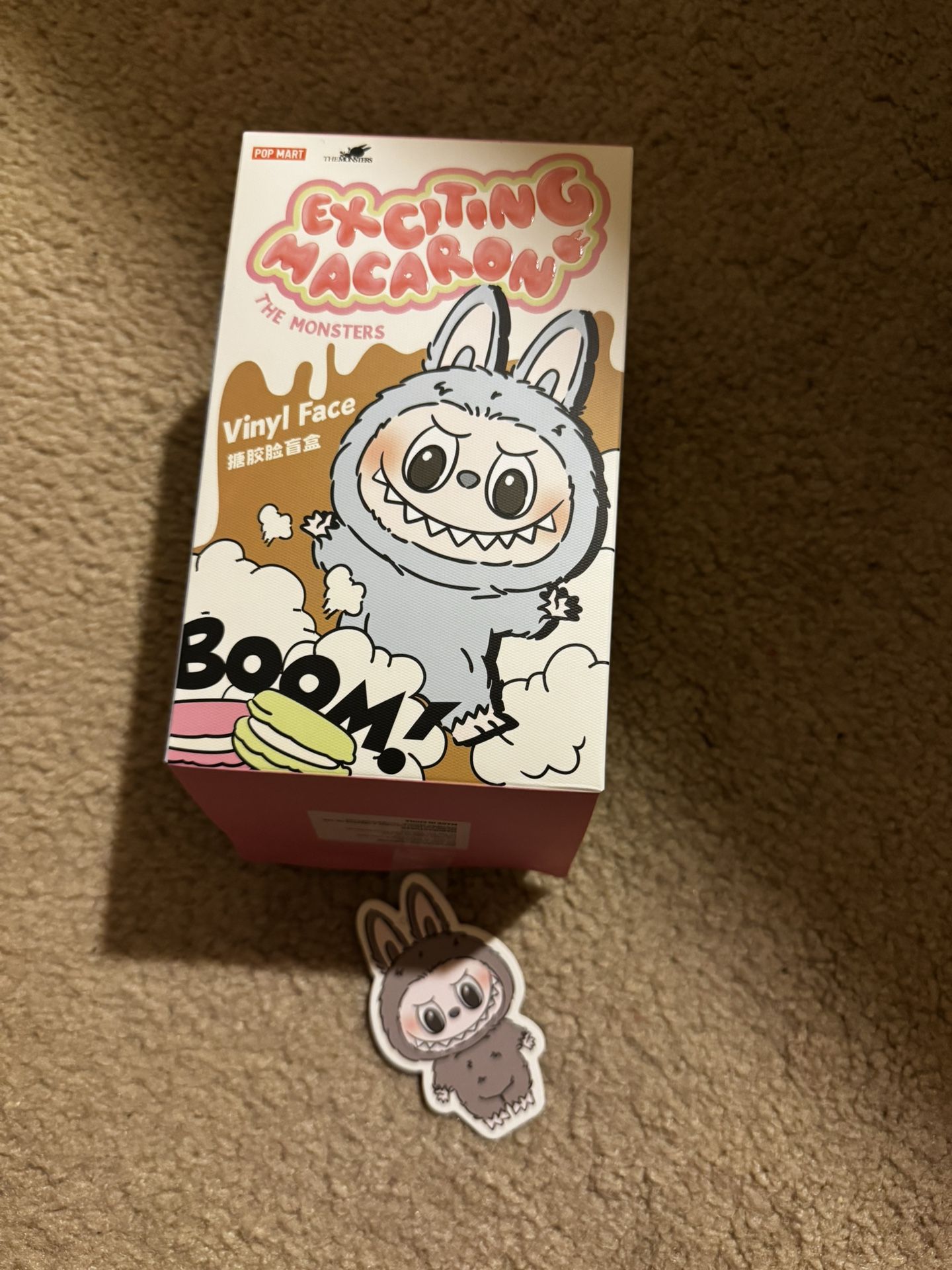 Popmart (Labubu) Exciting Macaron - Sesame Bean