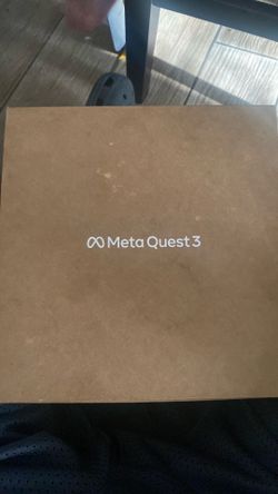 Vr head set meta quest 3 white