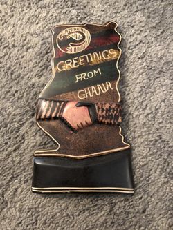 Ghana wooden plaque
