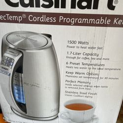 cuisinart Stainless Steel Cordless Electric Kettle 