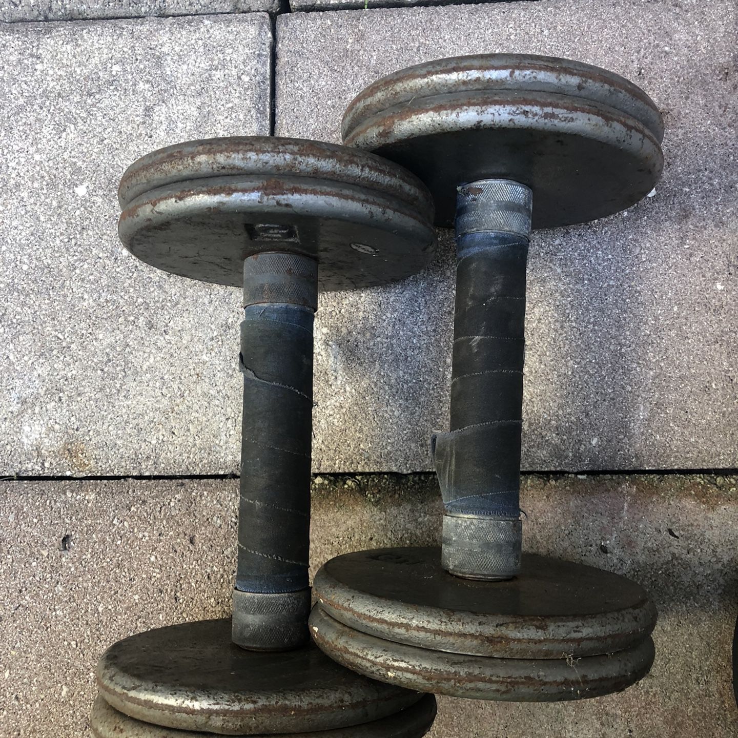 Dumbbells 20 lbs. each; set of 2, 40lbs total