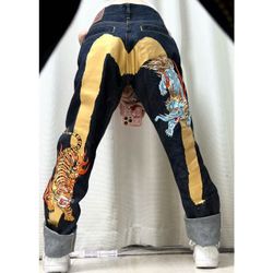Evisu Embroidered Fired Jeans 2017
