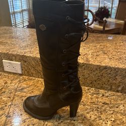 Harley-Davidson Leather Boots-Size 8.5