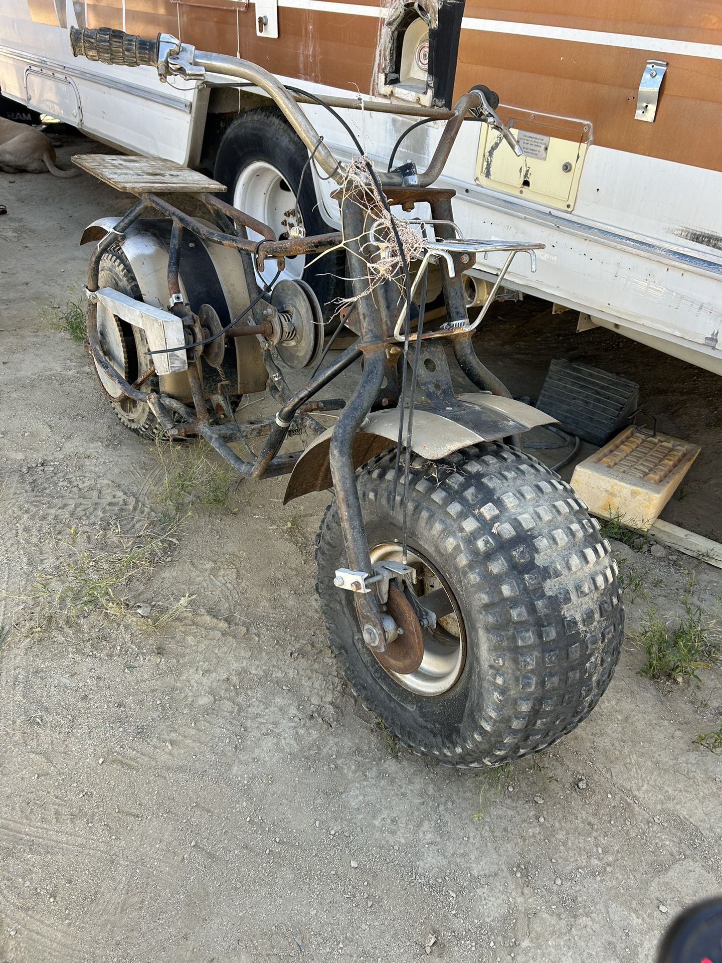 Minibike frame looks like might be a Coleman not sure