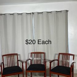 Cherrywood Accent Chairs 3 Available $20 Each