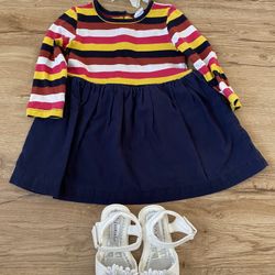 Baby Gap Girls Dress And Sandal Size 6 Everything $5