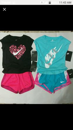 4T Little Girl's Nike Outfits, New with tag