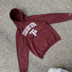Vintage Y2K Texas Southern hoodie: burgundy or red Size L Heavyweight