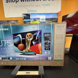 75”Hisense ULED 4K SMART TV
