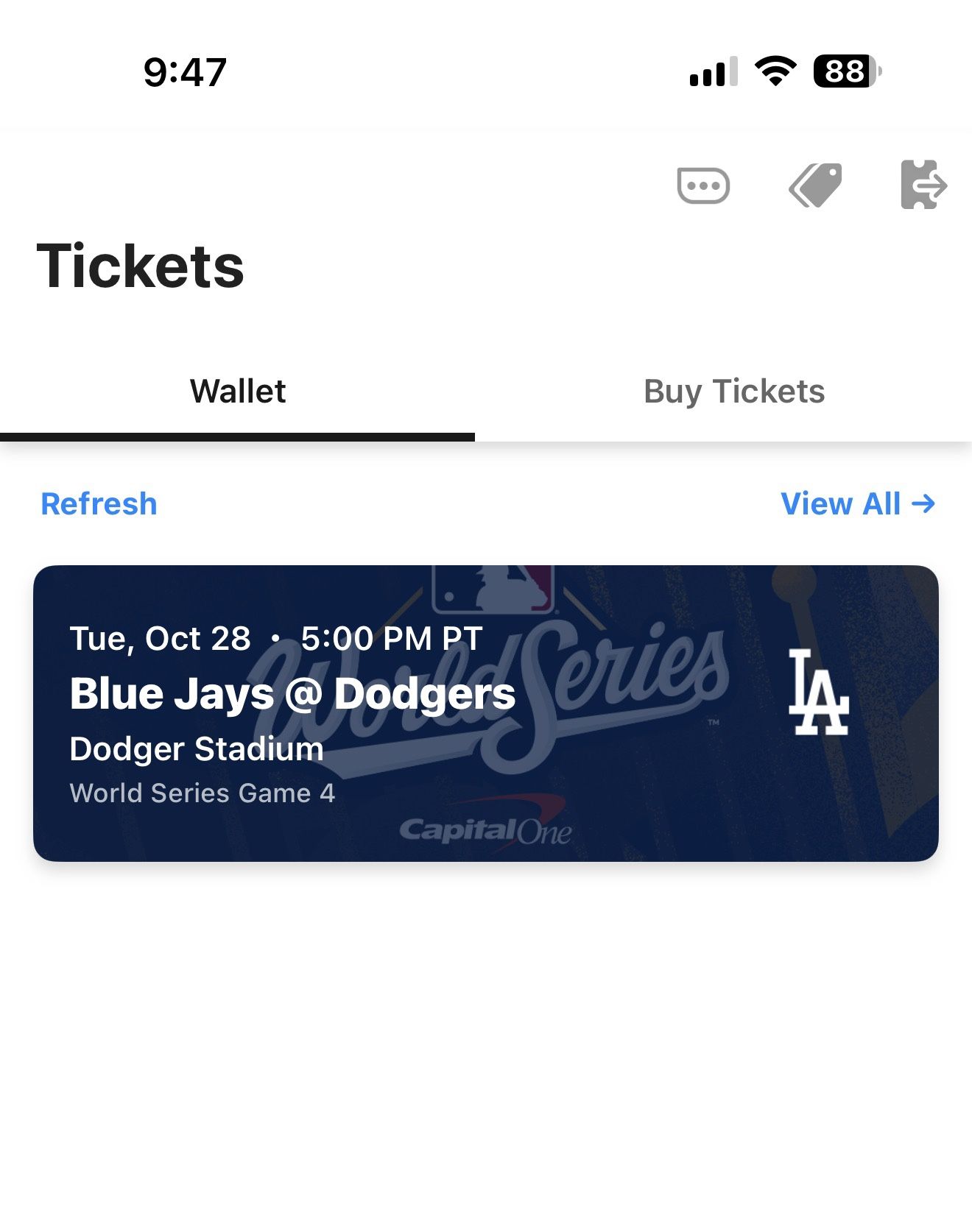 Dodgers Tickets For Today Game Game 4