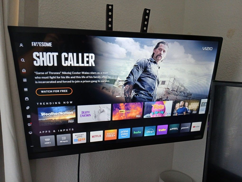 32 Inch Smart 4k Vizio Tv With Tv Mount