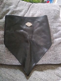 Harley-Davidson leather bandana one size