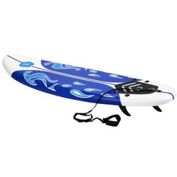 6' Surf Foamie Boards Surfing Beach Surfboard-White SP37374WH