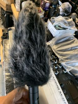 Pop filter for shotgun camera microphones