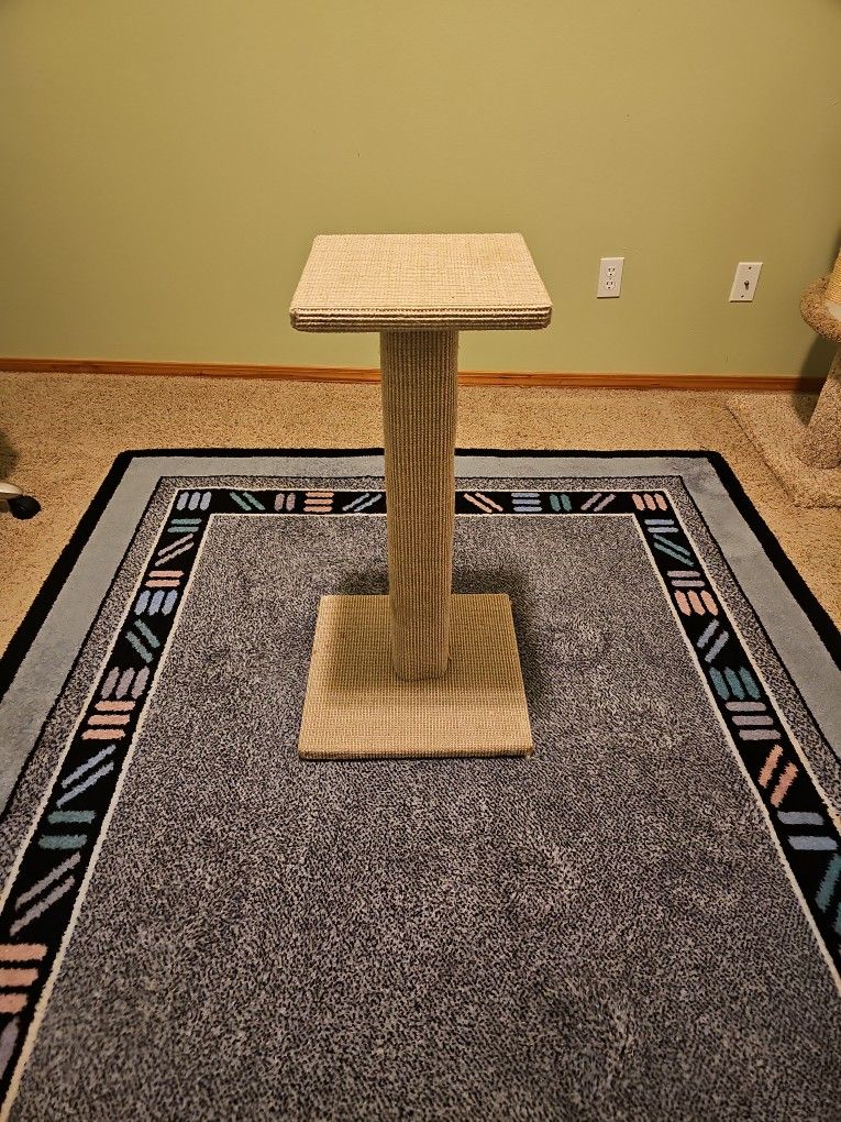 Cat Scratching Post and Pedistal 