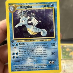 Kingdra Neo Genesis 1st Edition Holo
