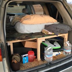 Camper Van Bed And Storage Frame