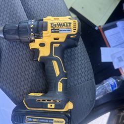 Dewalt 20V Drill With Battery