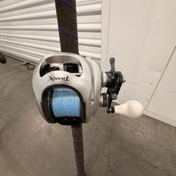 Fishing Rod/Reel Combo: Shimano Tranx 500XG Phenix Abyss PSX809 8ft 20-50lb