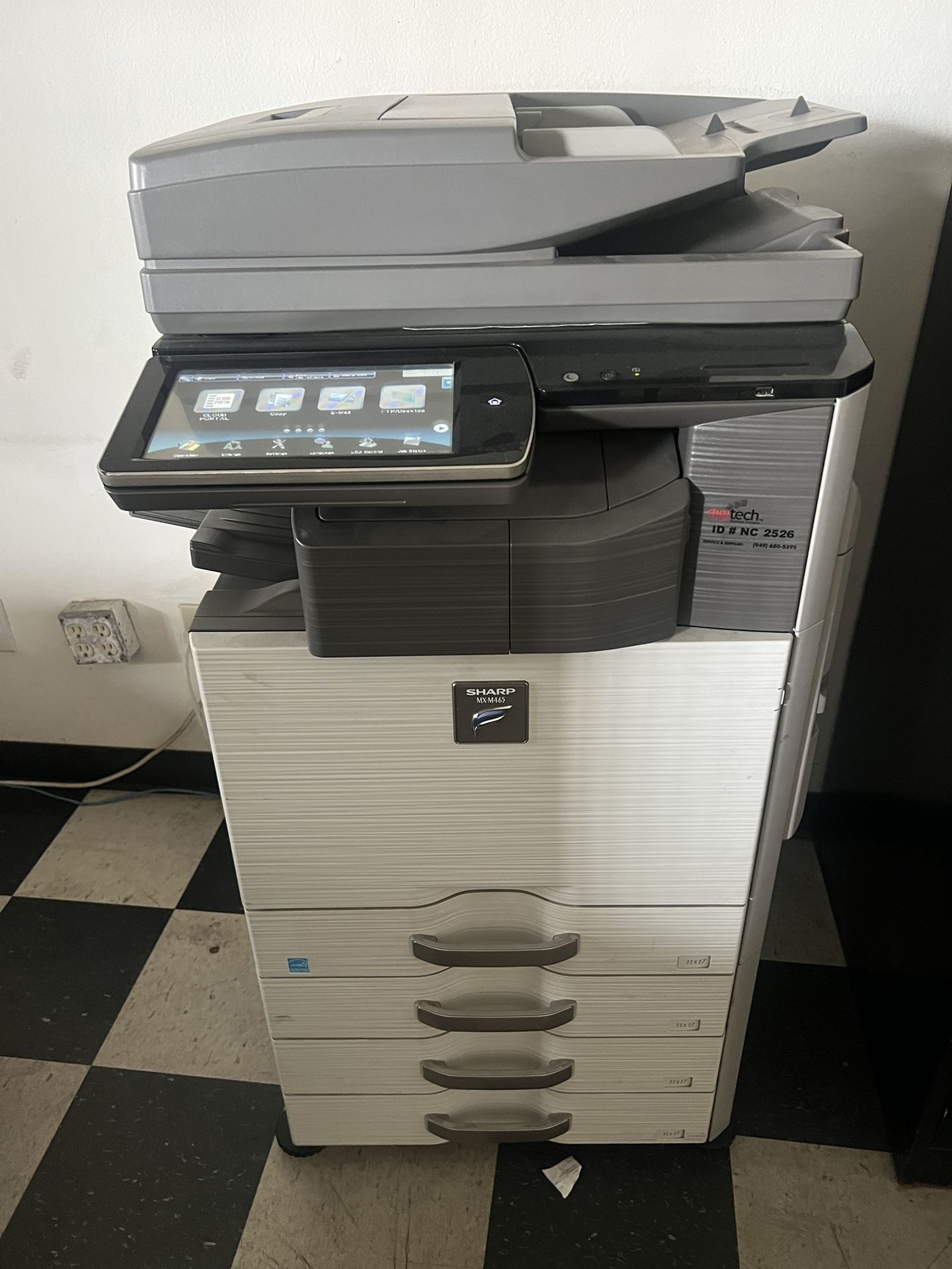 Sharp MX-M365N Used Laser Copier Printer Scanner