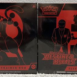 2x sealed Pokemon Destined Rivals ETB