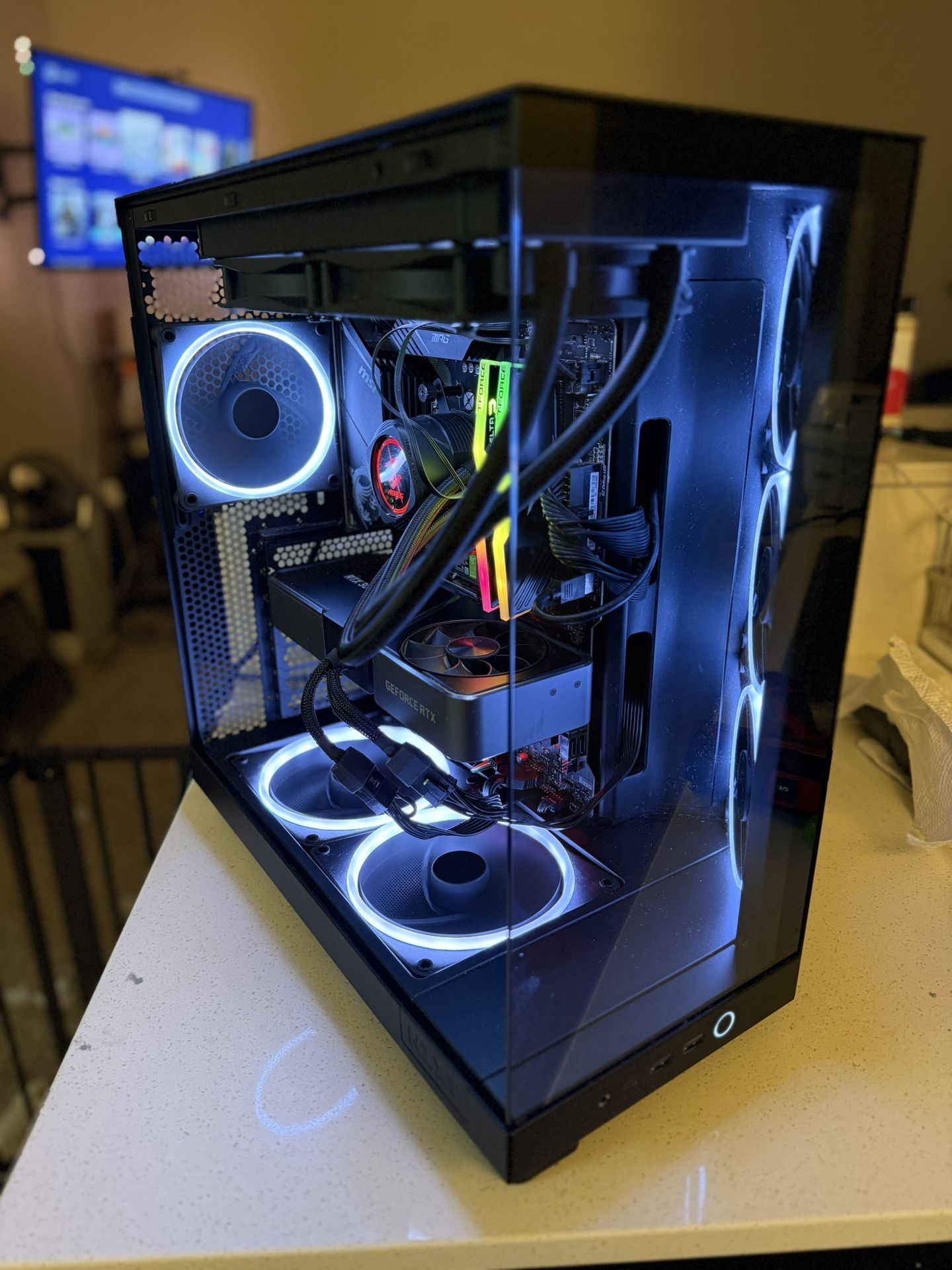 High-End Gaming PC | Ryzen 7 7800X3D | RTX 3070 Ti | 1TB SSD | 32GB RAM | Custom NZXT Build