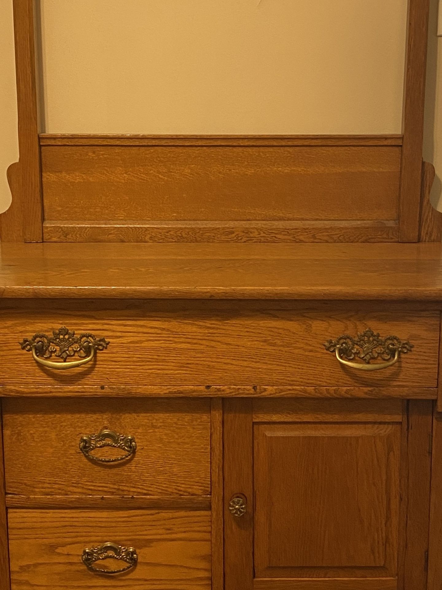 Antique Wood Decorative Cabinet