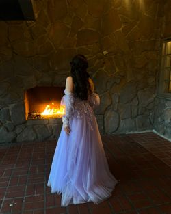 Prom Dress/Quince Dress/Purple Dress