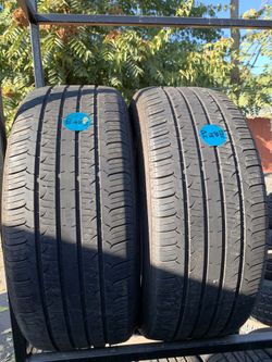 TWO 225-50-18 continental 100$